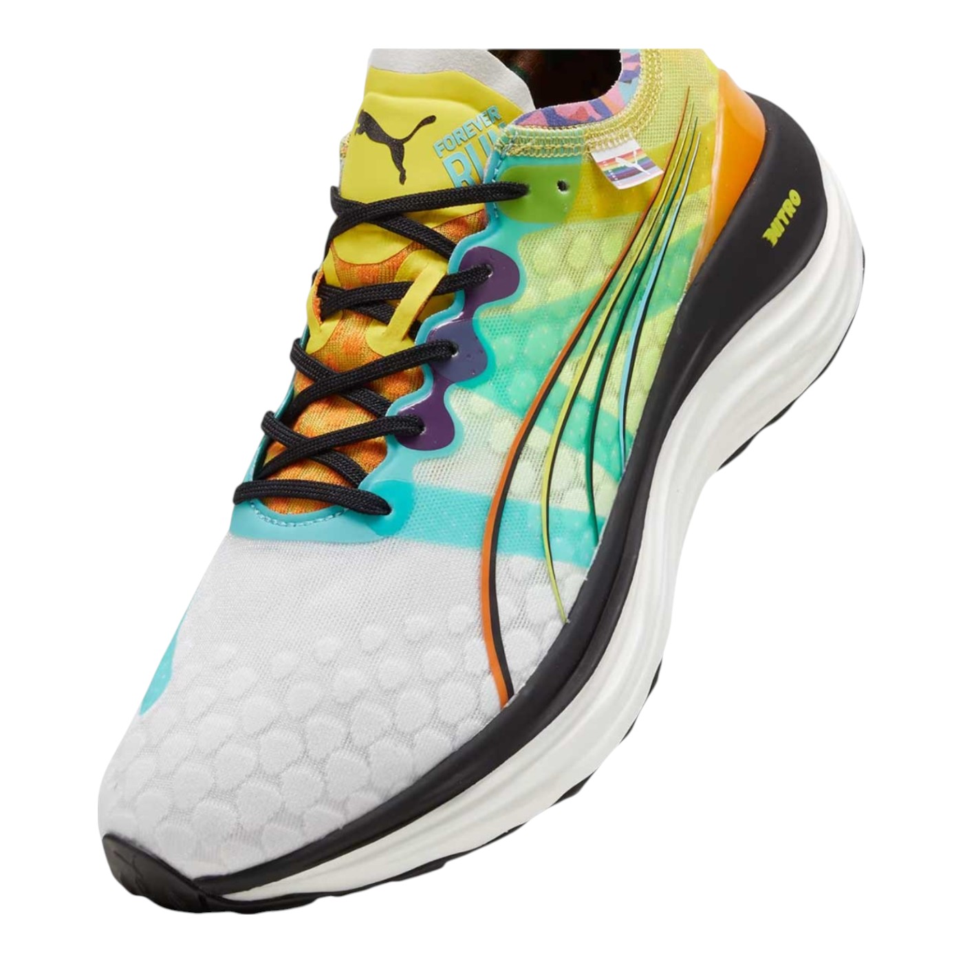 Foto 6 pulgar | Tenis Puma Foreverrun Nitro Love Marathon Para Hombre Color Blanco Modelo 38009901
