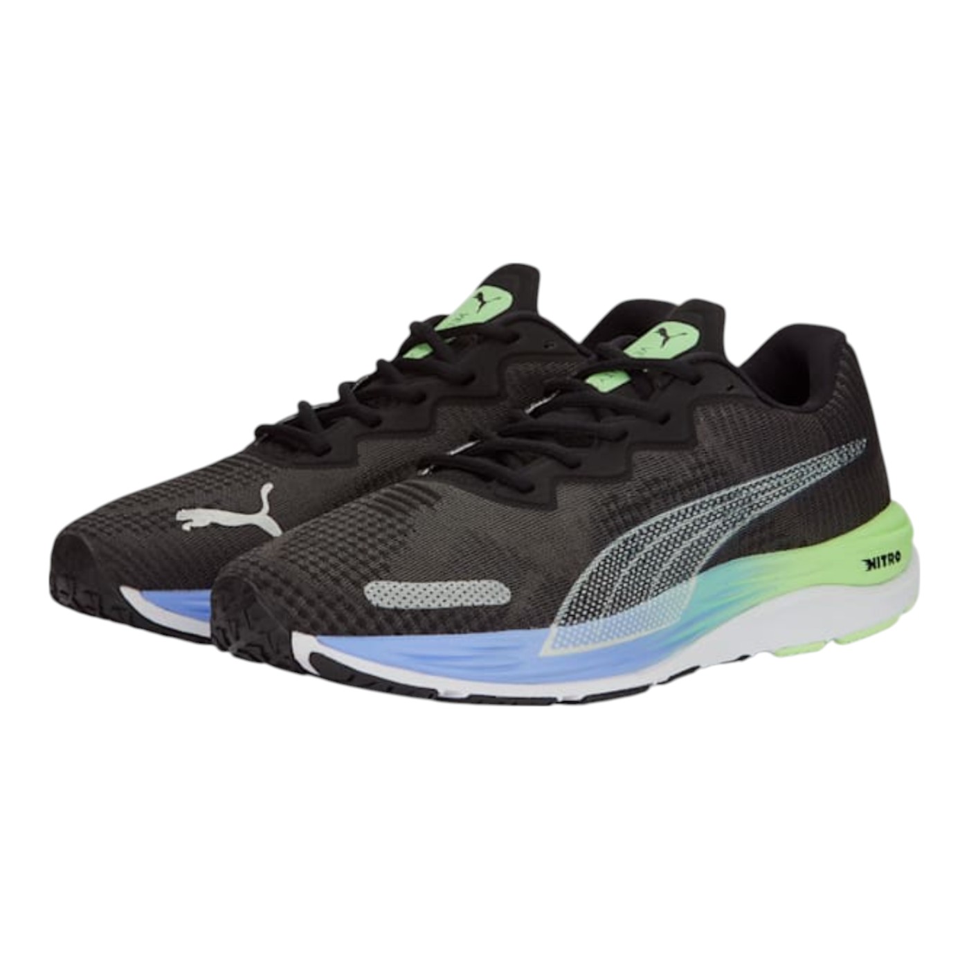 Foto 4 pulgar | Tenis Puma Velocity Nitro 2 Fade Para Hombre Color Negro Modelo 37852601