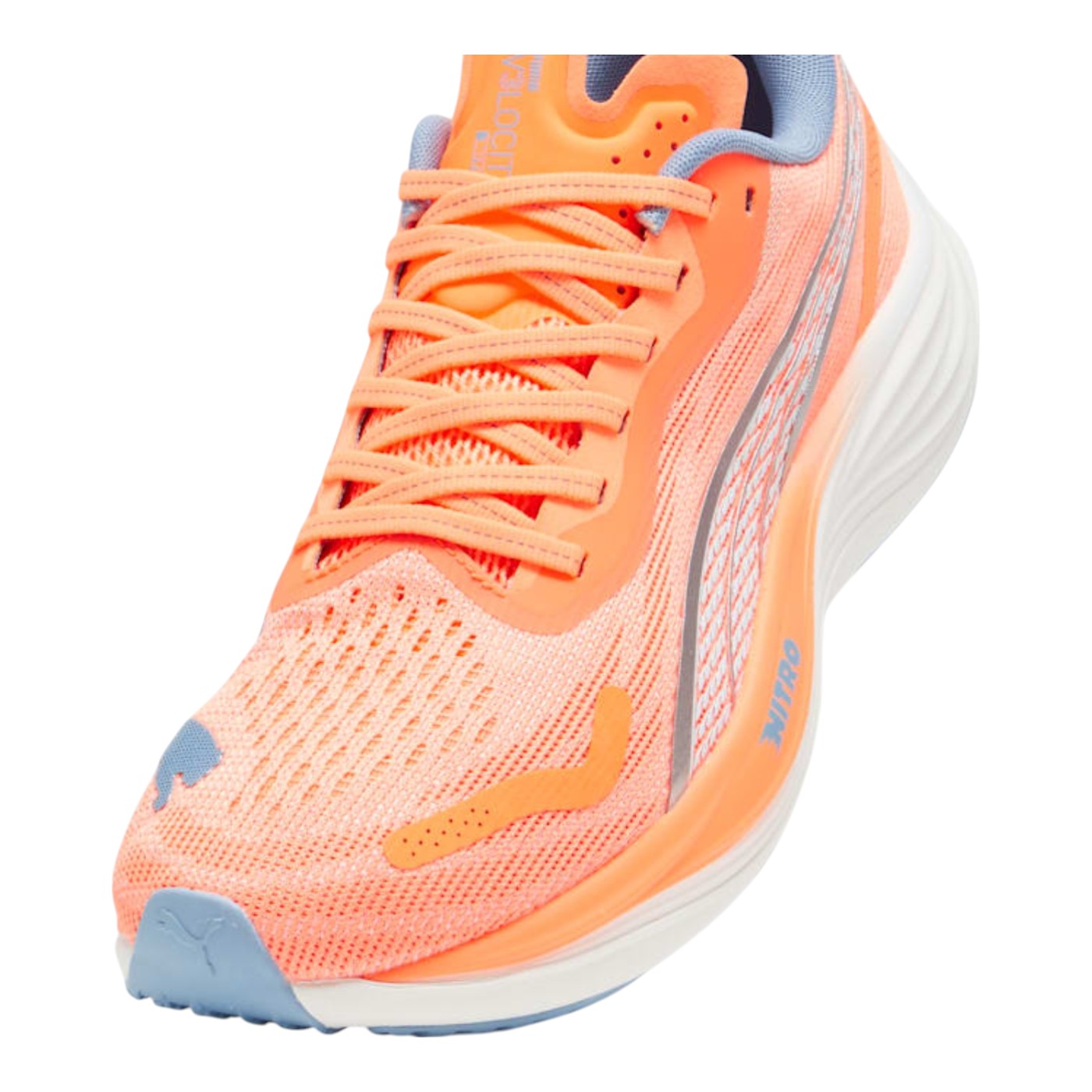 Foto 6 pulgar | Tenis Puma Velocity Nitro 3 Para Hombre Color Naranja Modelo 37774807