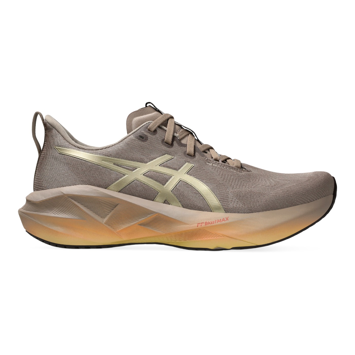 Foto 2 pulgar | Tenis Asics  Novablast Para Hombre Color Café Modelo 1011c031020