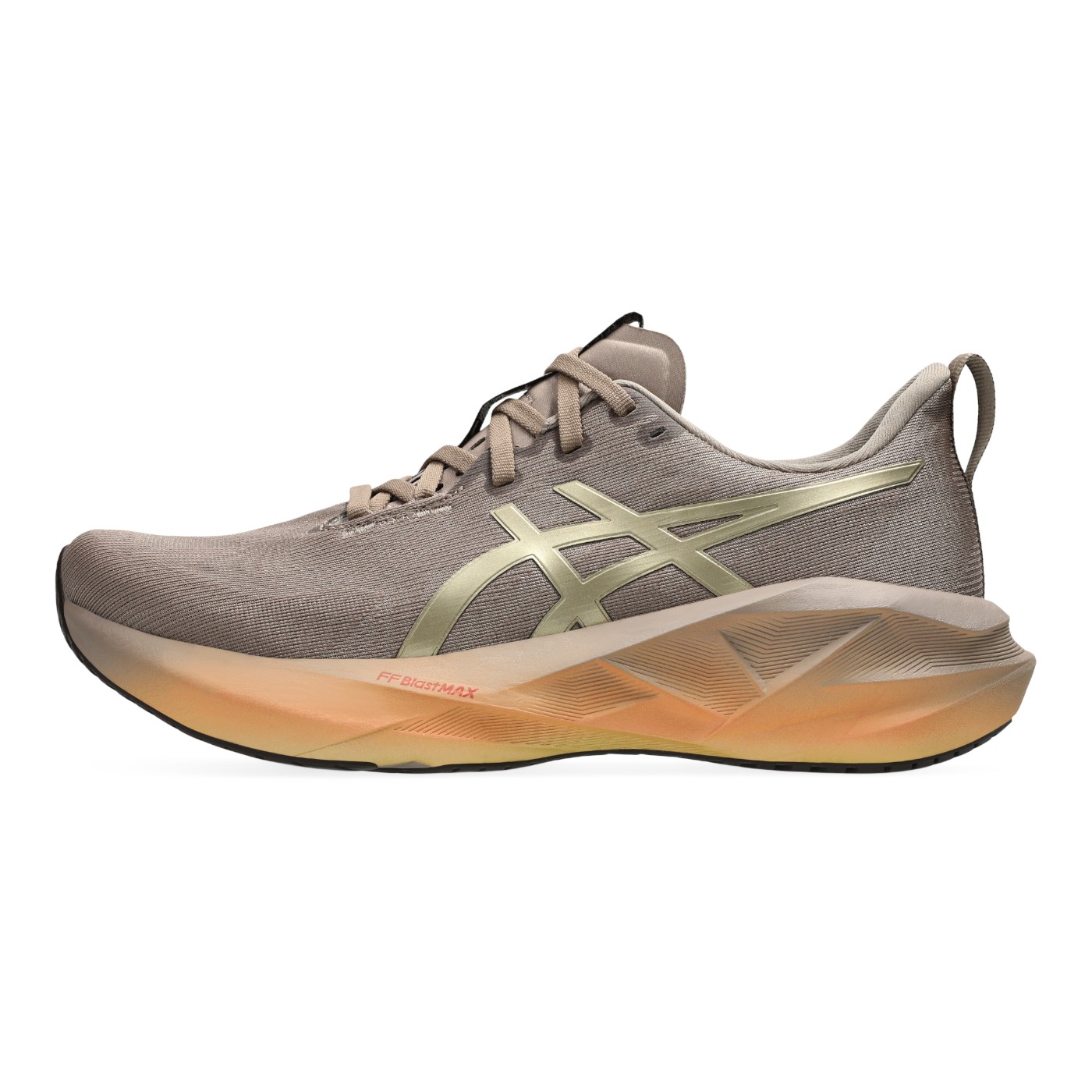 Foto 3 pulgar | Tenis Asics  Novablast Para Hombre Color Café Modelo 1011c031020