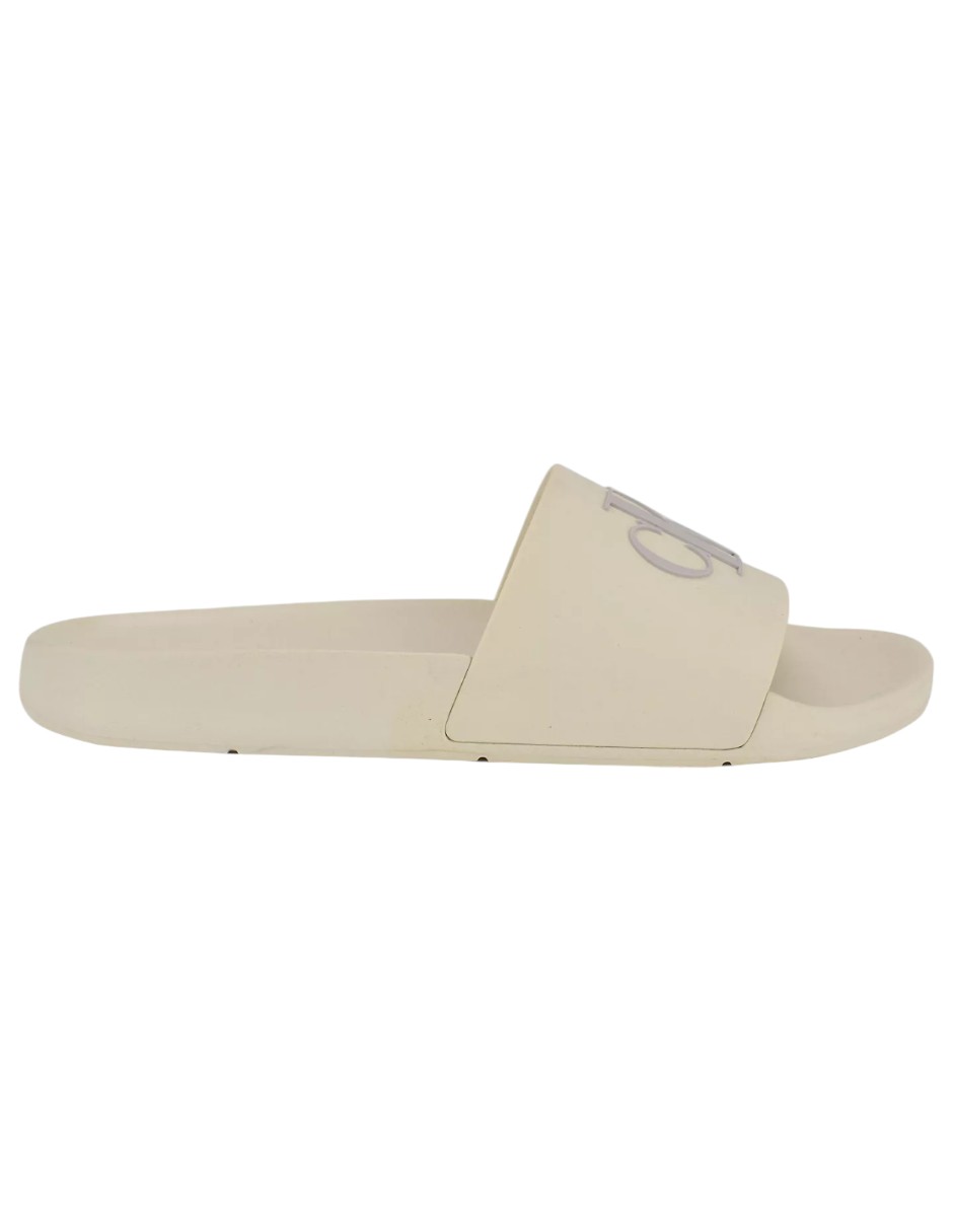 Foto 3 pulgar | Chancla Calvin Klein Sandalia Color Beige De Mujer Kcarin2 - Original