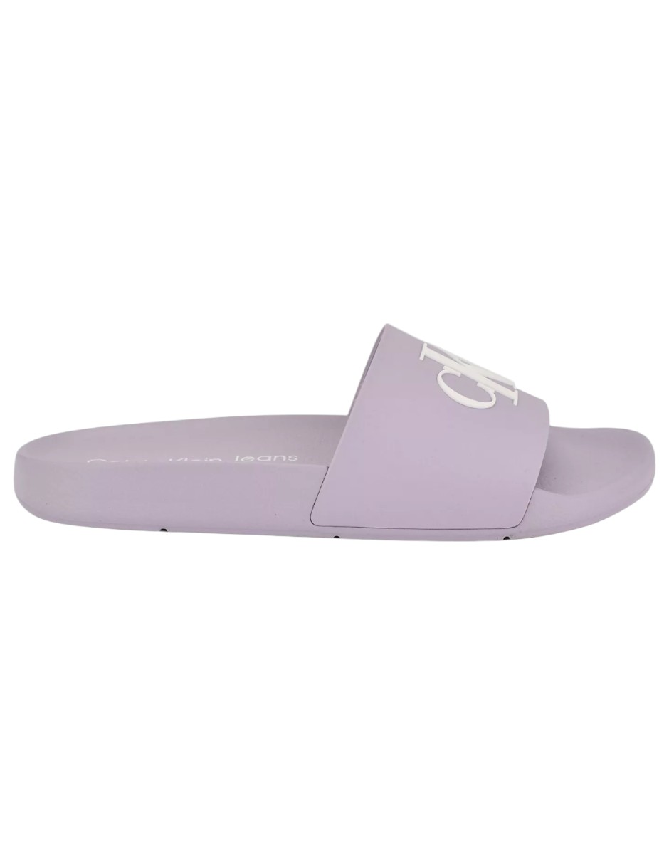 Foto 2 | Chancla Calvin Klein Sandalia Color Lila De Mujer Kcarin2 - Original