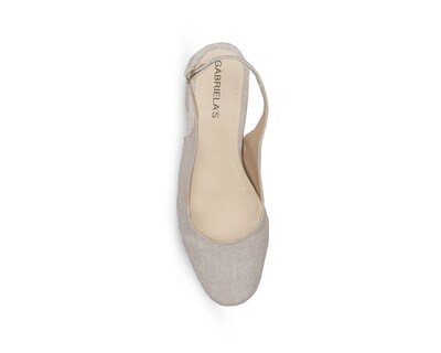 Foto 3 | Zapatilla Color Beige Hebilla Material Sintético