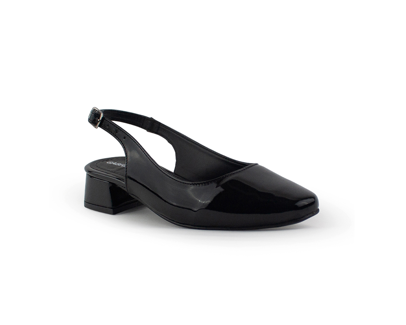 Zapatillas Negro Hebilla para Mujer