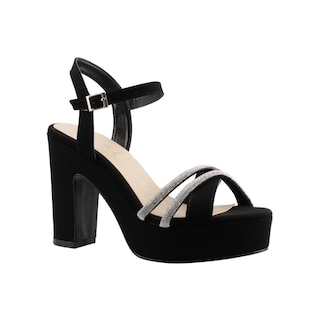 Foto 2 | Zapato Mujer Magic Cloud By Sprinkles 5405 Negro Sandalia De Tacon Alto Formales Elegantes Talla 23 A 26 M