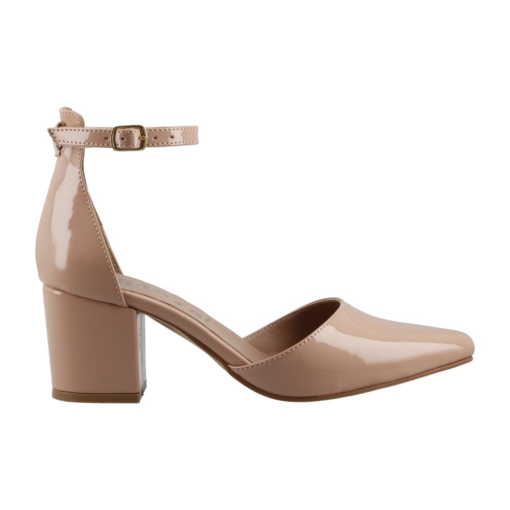 Zapatilla Dama Miracol By Mama Lola 1651 Charol Paste Tacon Ancho Zapato Casual Talla 22 A 27 M