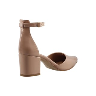 Foto 3 | Zapatilla Dama Miracol By Mama Lola 1651 Charol Paste Tacon Ancho Zapato Casual Talla 22 A 27 M