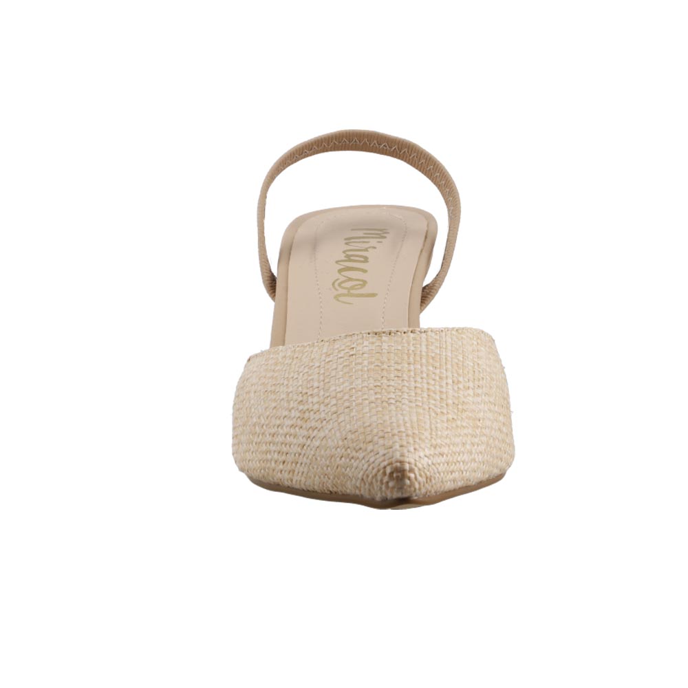 Foto 6 pulgar | Zapatilla Mujer Miracol By Mama Lola 3124 Natural Natilla Tacon Bajo Casual Dama Talla 23 A 26 E