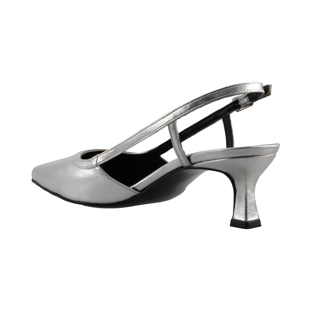 Foto 5 pulgar | Zapatilla De Vestir Miracol By Mama Lola 3121 Plata Tacon Bajo Dama Casual Talla 23 A 26 E