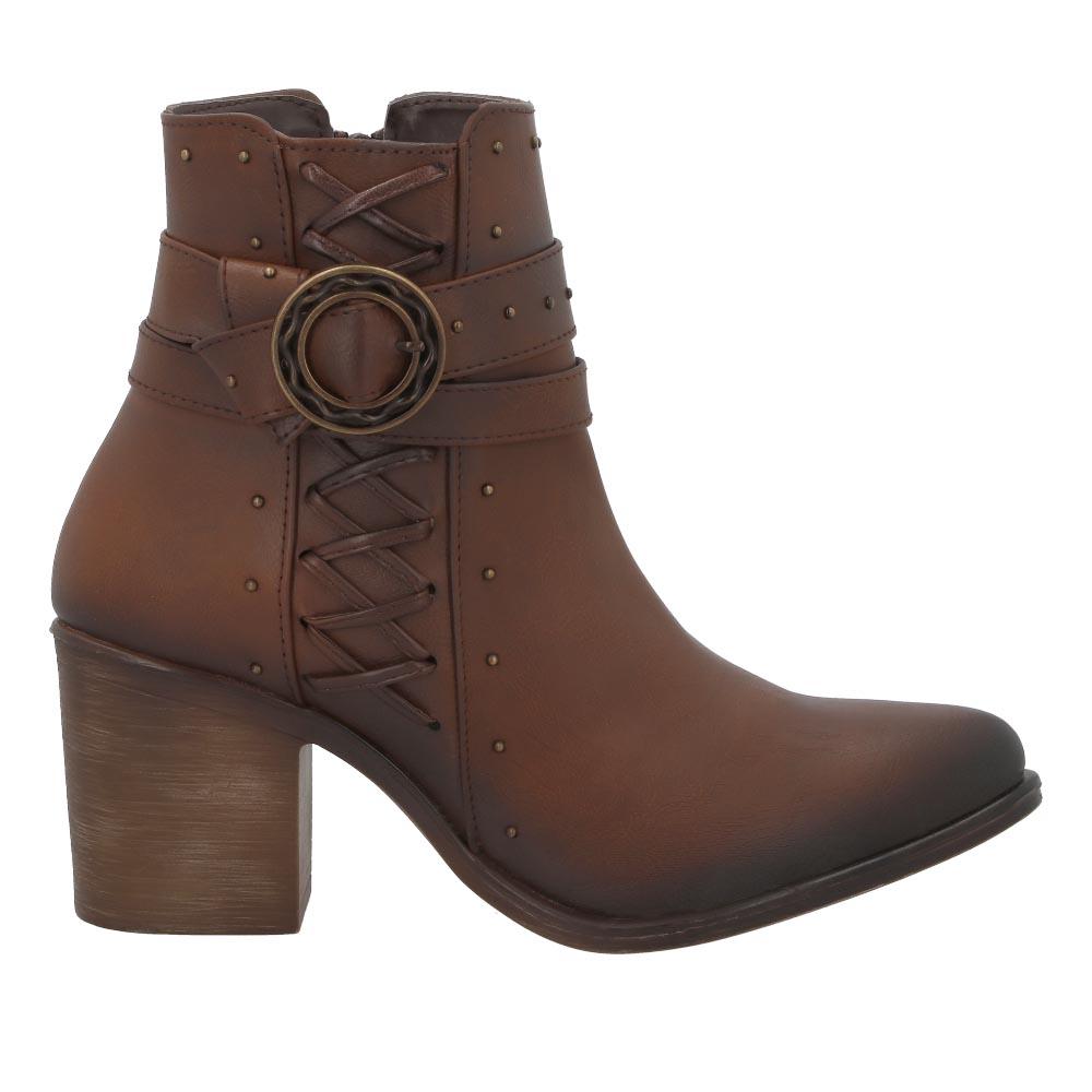 Botas Mujer Maquech Dama Cómodas Cafe