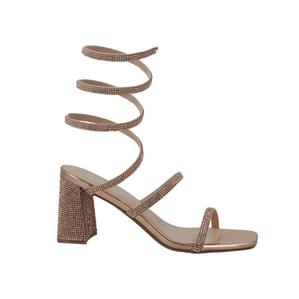 Zapatilla Mujer Vosse Formal Vestir Dorado