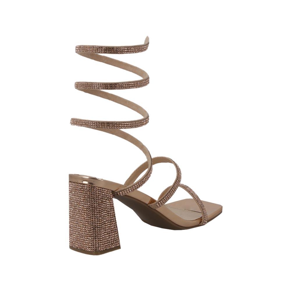 Foto 4 pulgar | Zapatilla Mujer Vosse Formal Vestir Dorado