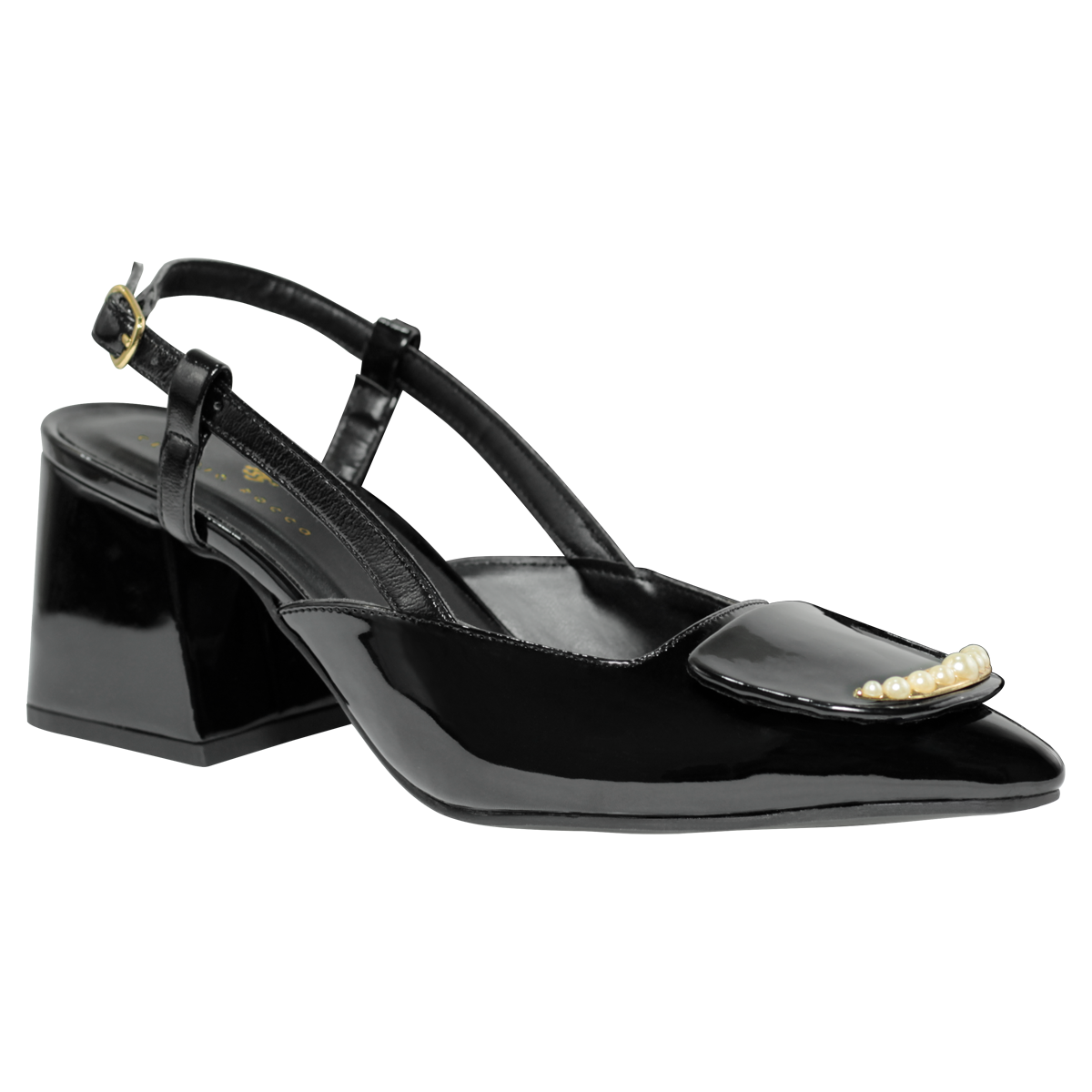 Foto 1 | Zapatillas Tacon Cuadrado Claudio Rocco Cr-166