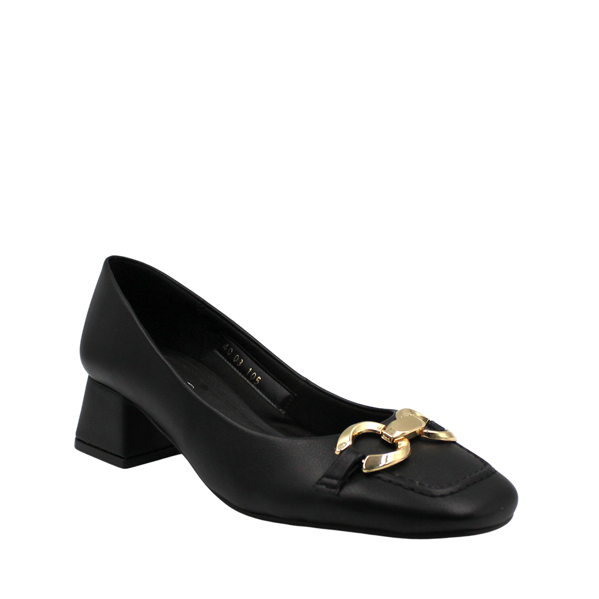 Foto 3 pulgar | Zapatilla De Tacón Bajito Basica Cómoda Mayven