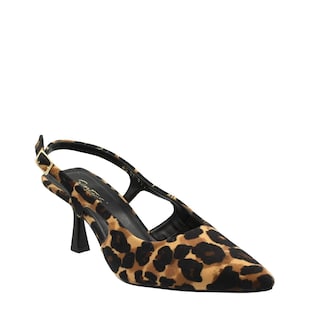 Foto 2 | Zapatilla Básica Tacón Bajito En Animal Print Senties Alma