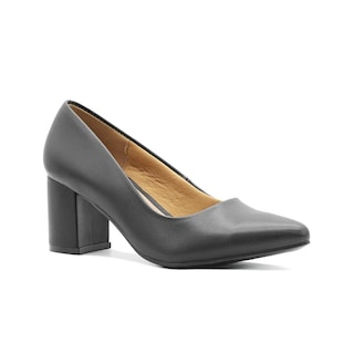 Foto 1 | Zapatilla Mujer Oficina Super Comodas Elegantes Color Negro Negro