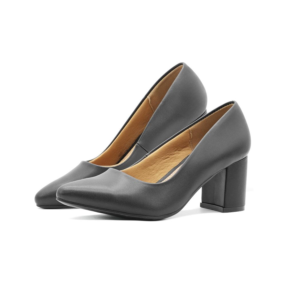 Foto 8 pulgar | Zapatilla Mujer Oficina Super Comodas Elegantes Color Negro Negro