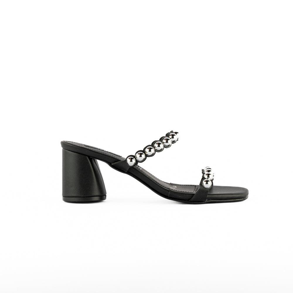 Tacón Formal Casual Moda 8cm Para Mujer Walki Janeth Negro