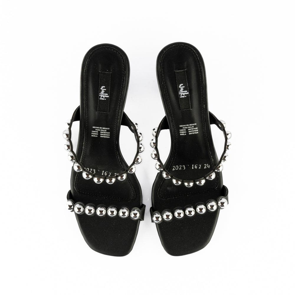 Foto 5 pulgar | Tacón Formal Casual Moda 8cm Para Mujer Walki Janeth Negro