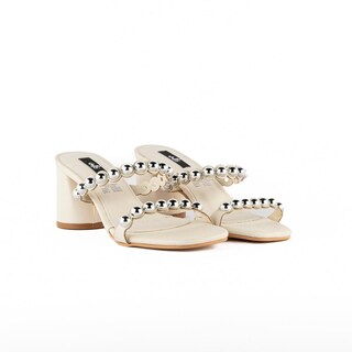 Foto 2 | Tacón Formal Casual Moda 8cm Para Mujer Walki Janeth Beige