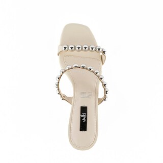 Foto 3 | Tacón Formal Casual Moda 8cm Para Mujer Walki Janeth Beige