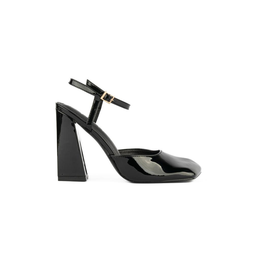 Foto 1 | Zapatilla Tacón Casual 12cm Para Mujer Walki Alana Negro