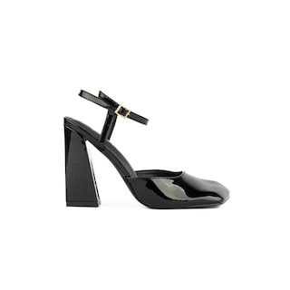 Foto 1 | Zapatilla Tacón Casual 12cm Para Mujer Walki Alana Negro