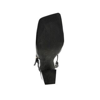 Foto 5 | Zapatilla Tacón Casual 12cm Para Mujer Walki Alana Negro
