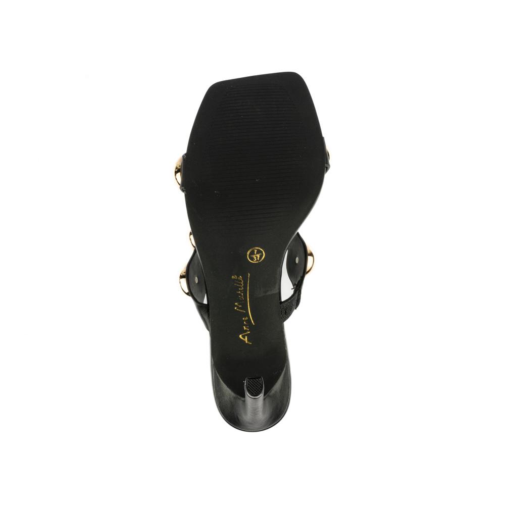 Foto 6 pulgar | Sandalia Mule Tacón 10cm Para Mujer Walki Aitana Negro