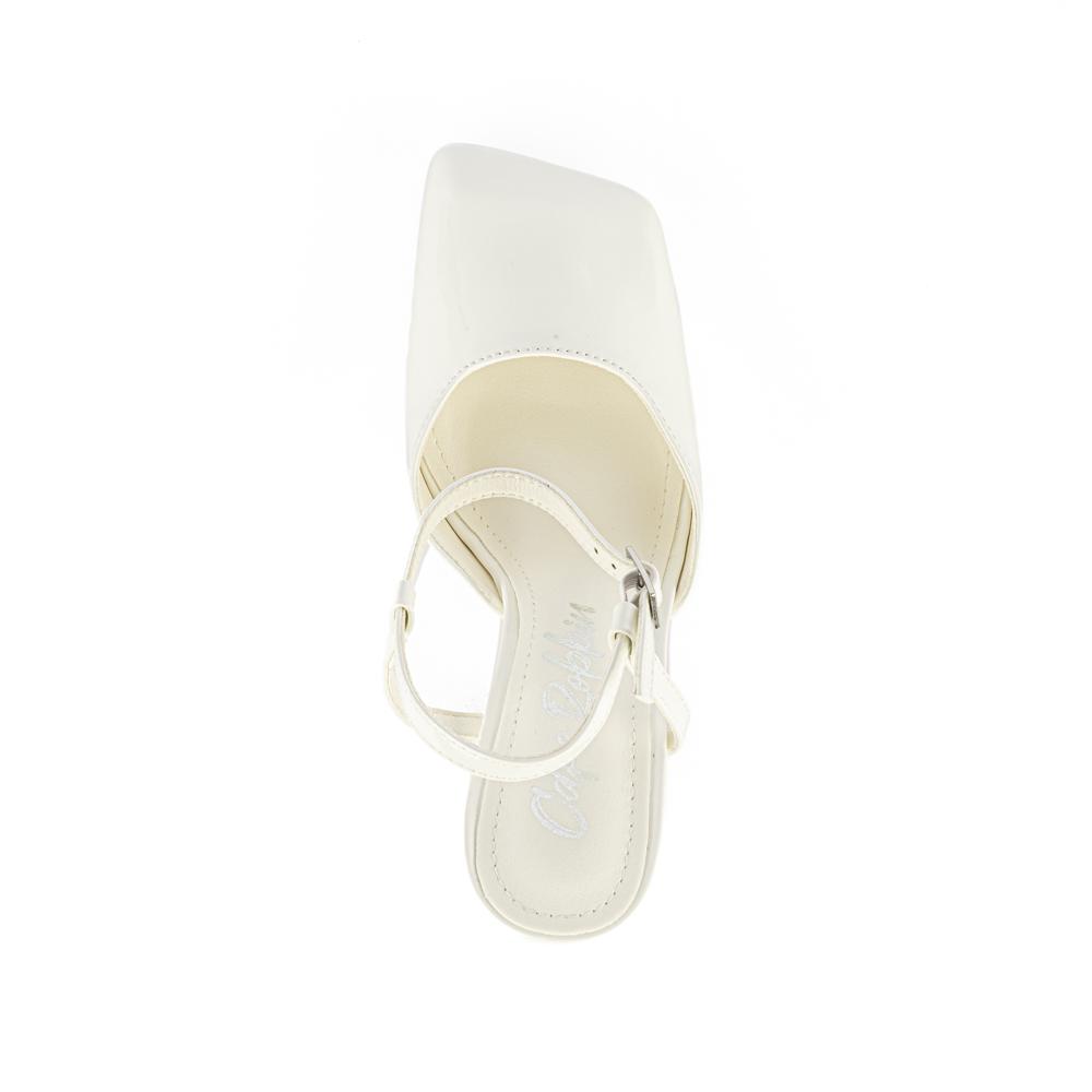 Foto 5 pulgar | Zapatilla Tacón Casual 12cm Para Mujer Walki Alana Blanco