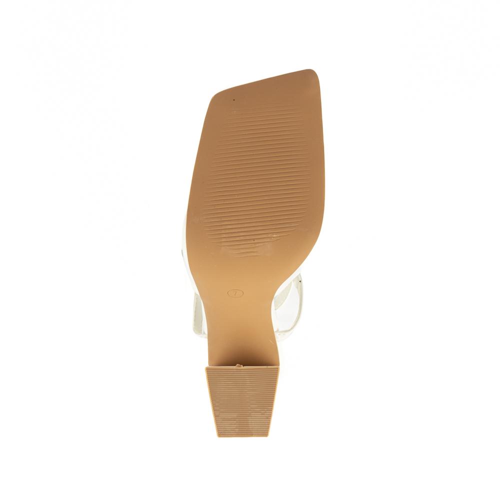Foto 6 pulgar | Zapatilla Tacón Casual 12cm Para Mujer Walki Alana Blanco