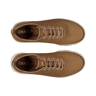 Foto 4 | Tenis Charly Moda Casual Cafés para Mujer