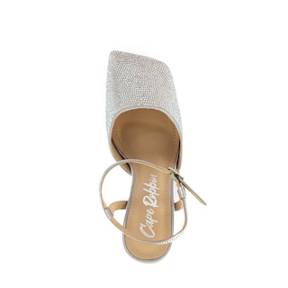 Foto 4 | Zapatilla Fiesta Tacón 12cm Elegante Para Mujer Walki Emelia Plateado