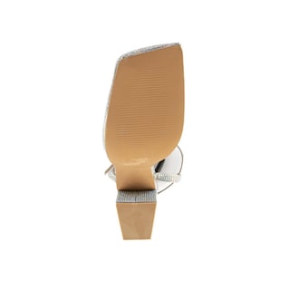 Foto 5 | Zapatilla Fiesta Tacón 12cm Elegante Para Mujer Walki Emelia Plateado