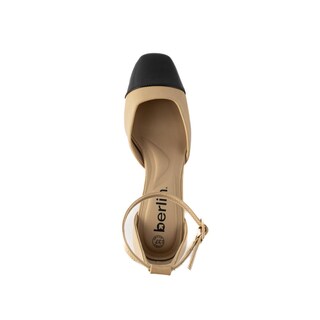 Foto 3 | Zapatilla Tacón Punta Casual 6.5cm Para Mujer Walki Nicole Beige