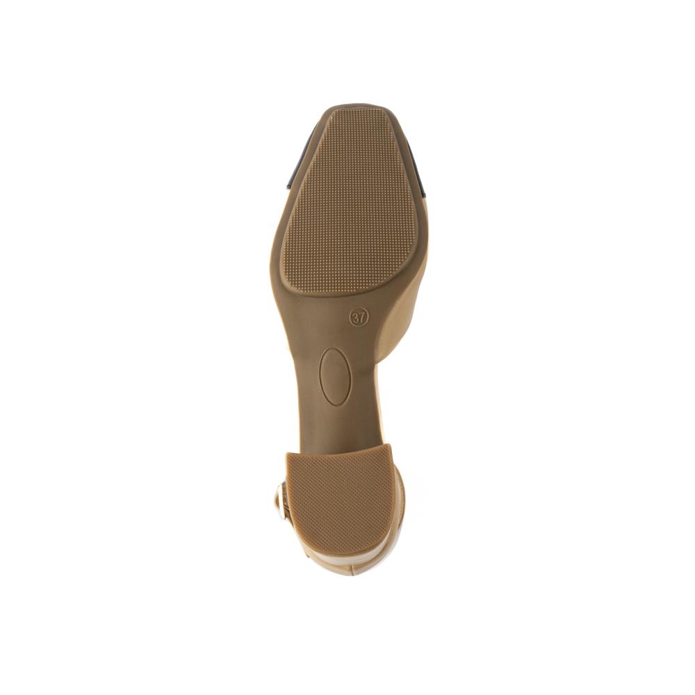 Foto 5 pulgar | Zapatilla Tacón Punta Casual 6.5cm Para Mujer Walki Nicole Beige