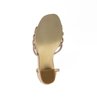 Foto 5 | Tacon Brillo Plataforma Fiesta 13cm Para Mujer Walki Erica Rosa