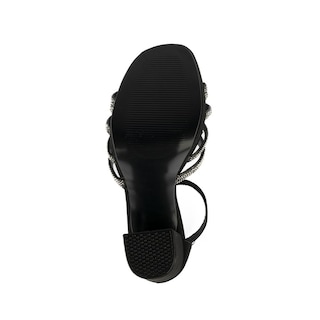 Foto 5 | Tacon Brillo Plataforma Fiesta 13cm Para Mujer Walki Erica Negro
