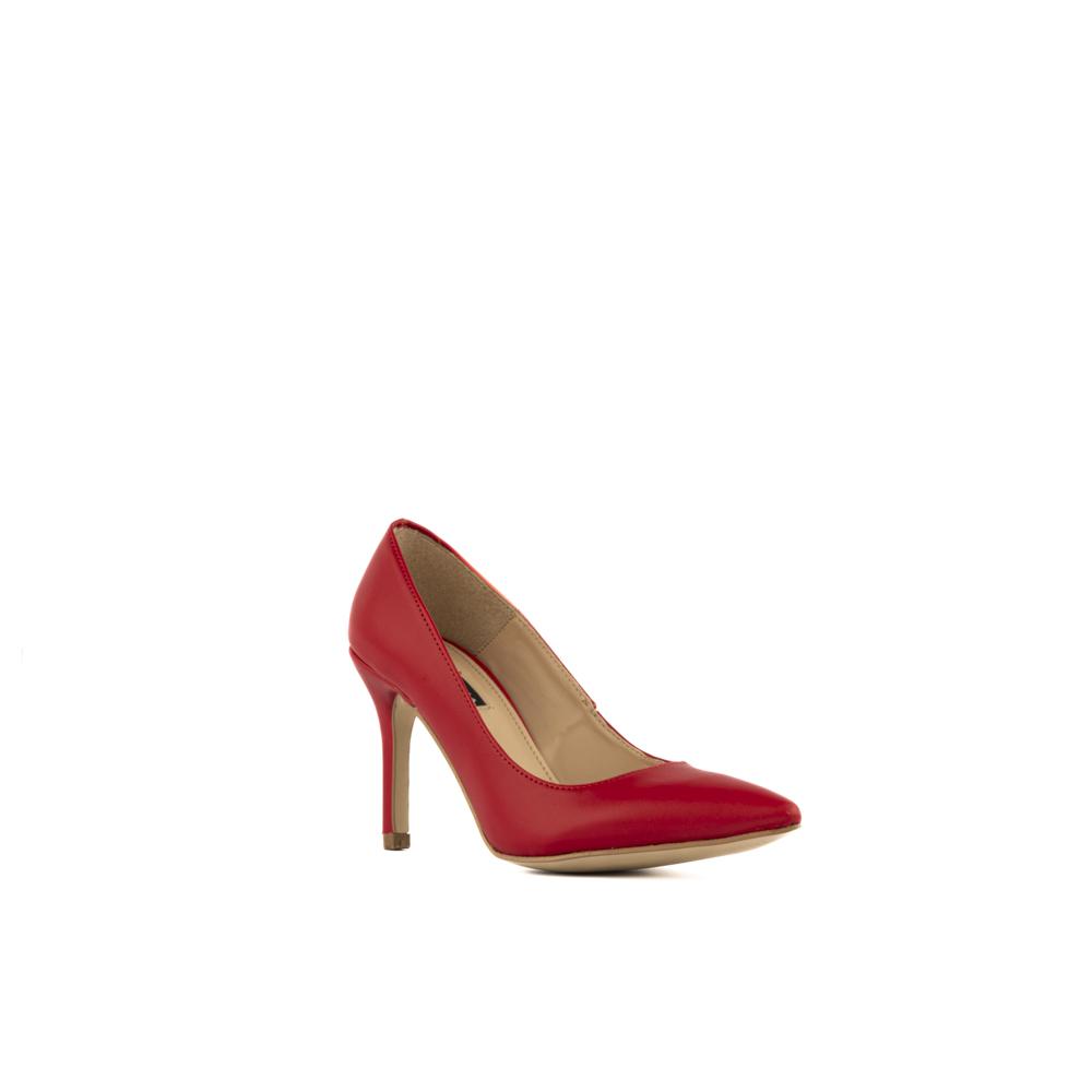 Foto 6 pulgar | Zapatilla Tacón Puntal Casual 8cm Para Mujer Walki Mónica Rojo
