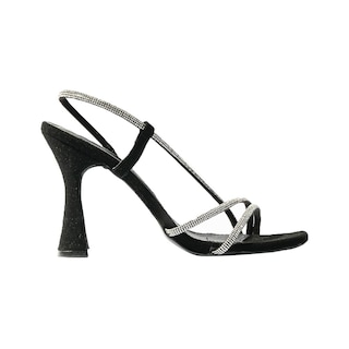 Foto 1 | Tacon Con Brillo Elegante 10cm Para Mujer Walki Barbara Negro