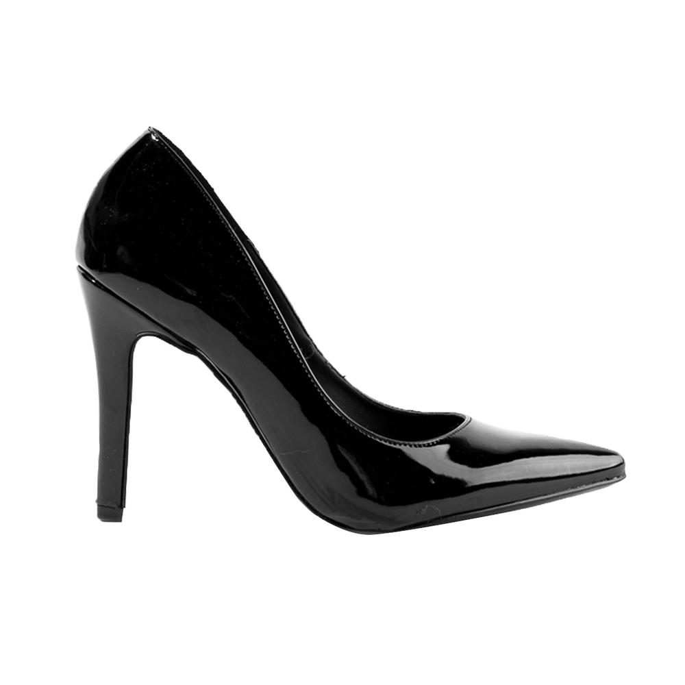 Foto 2 pulgar | Zapatilla Tacón Puntal Charol 8cm Para Mujer Walki Mónica Multicolor