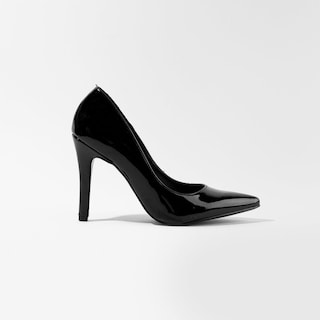 Foto 2 | Zapatilla Tacón Puntal Charol 8cm Para Mujer Walki Mónica Multicolor