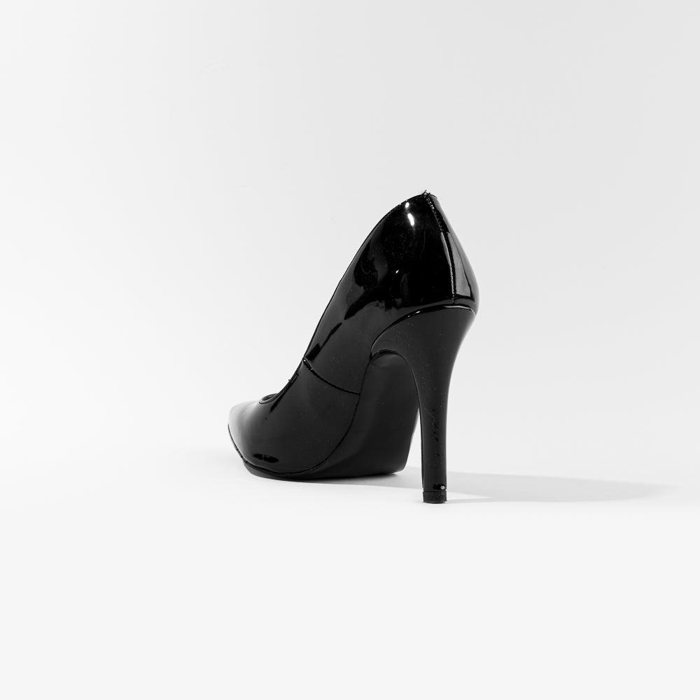 Foto 6 pulgar | Zapatilla Tacón Puntal Charol 8cm Para Mujer Walki Mónica Multicolor