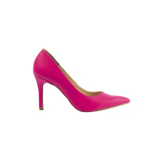 Foto 1 | Zapatilla Tacón Puntal Casual 8cm Para Mujer Walki Mónica Rosa