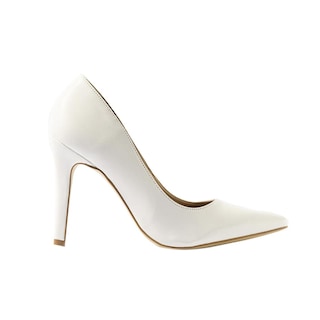 Foto 1 | Zapatilla Tacón Puntal Casual 8cm Para Mujer Walki Mónica Blanco