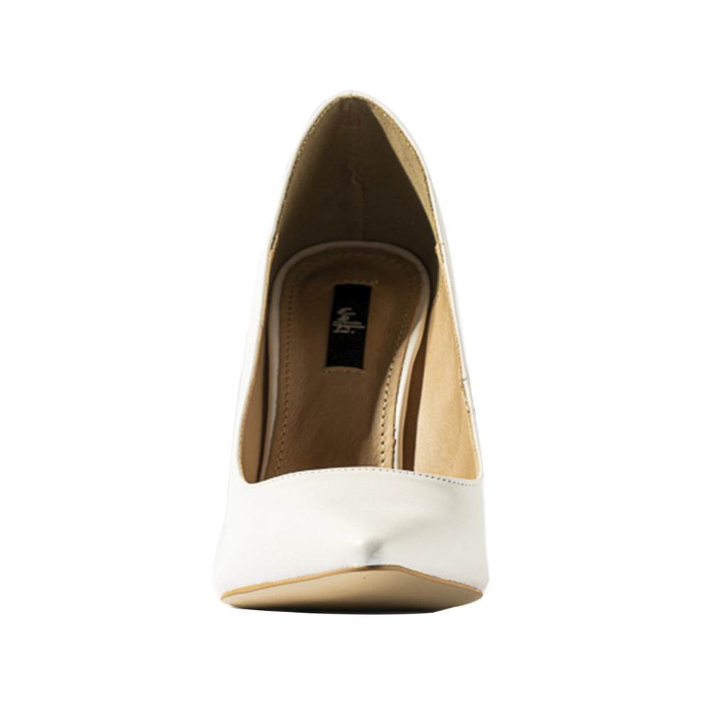 Foto 6 pulgar | Zapatilla Tacón Puntal Casual 8cm Para Mujer Walki Mónica Blanco