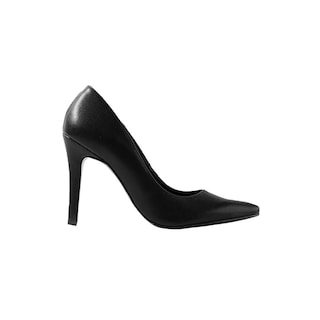 Foto 1 | Zapatilla Tacón Puntal Casual 8cm Para Mujer Walki Mónica Negro