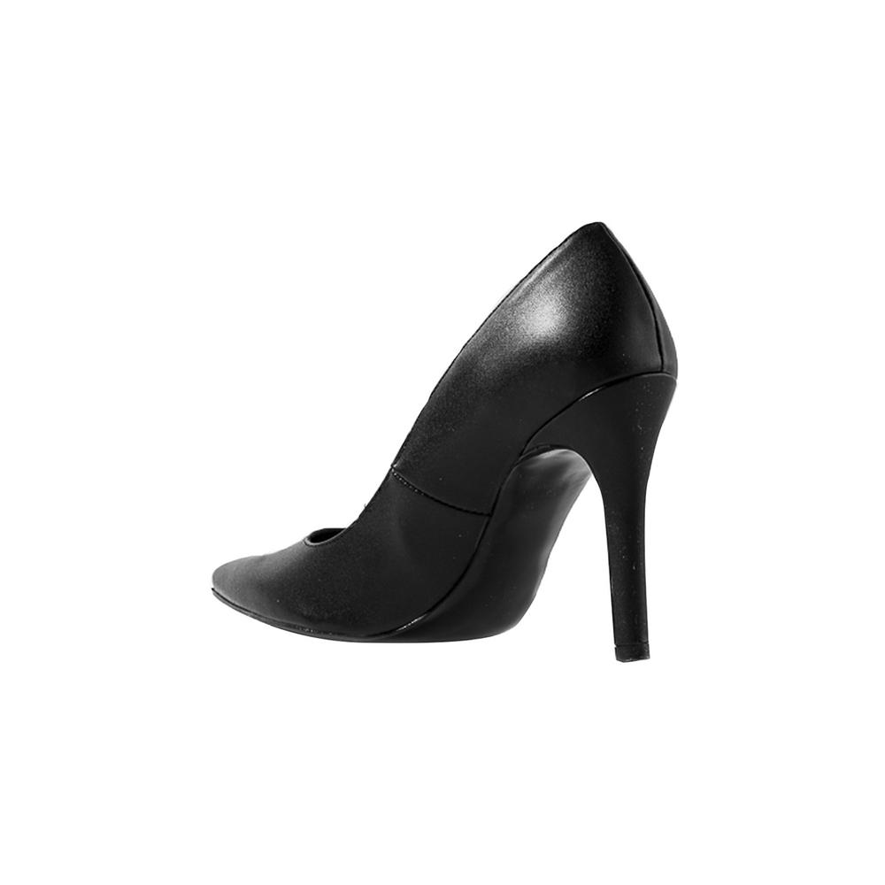 Foto 5 pulgar | Zapatilla Tacón Puntal Casual 8cm Para Mujer Walki Mónica Negro