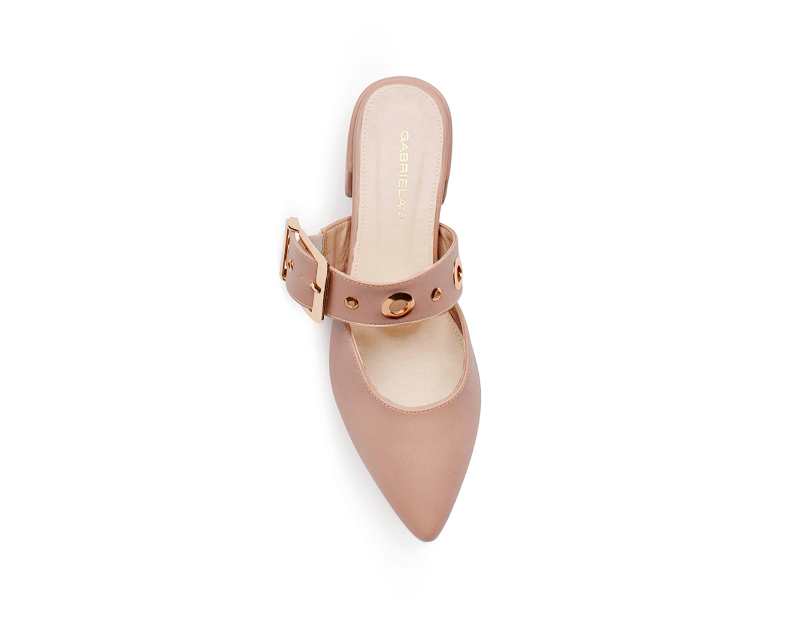 Foto 4 pulgar | Zapatilla Color Nude Destalonado Material Sintetico